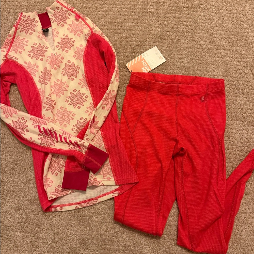 Helly Hansen base layer top and pants